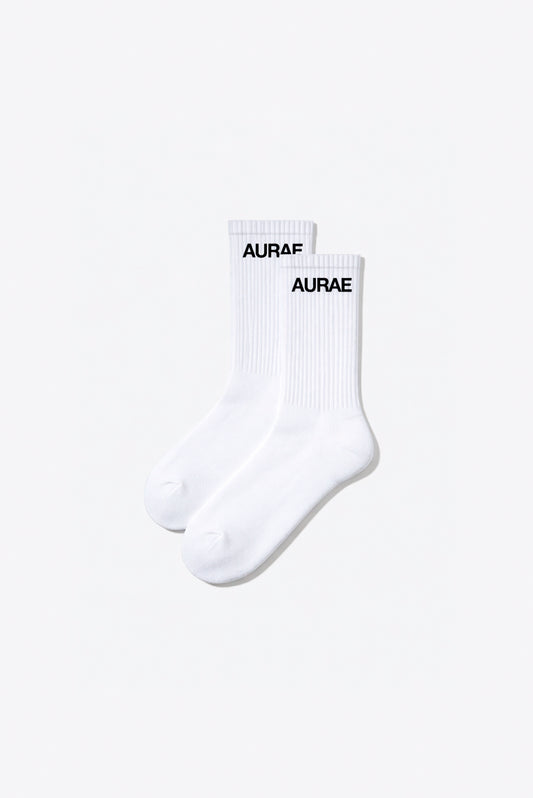 AURAE SOCKS | WHITE